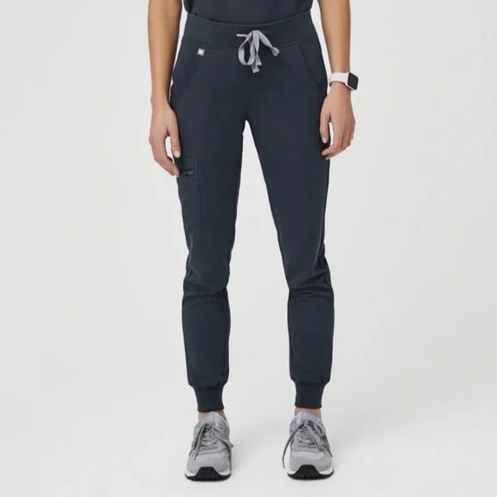 Figs dark harbor high waisted zamora joggers